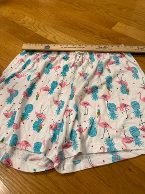 Mia Lucce flamingo pajama short set size Xlarge . thumbnail 7