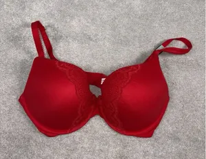 victoria‎ secret bra red push up nwt lace 34DD thumbnail 1
