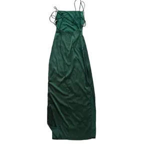 THE EDIT beginning boutique green satin Manhattan slip dress S EVENING EVENT thumbnail 3
