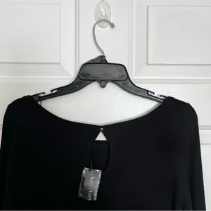White House Black Market Small Knit Top‎ R 3/4 Sleeves Whimsigoth Indie Sleaze thumbnail 4