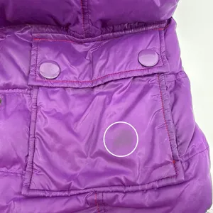 Boden Women's Purple Puffer Jacket Convertible Vest Zip Off Sleeves Hooded US 2‎ thumbnail 9