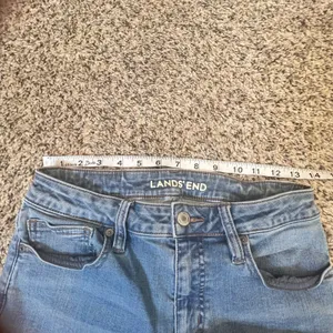 Lands End Mid Rise Curvy Bootcut Jeans‎ Light Wash Denim Size 6 thumbnail 5
