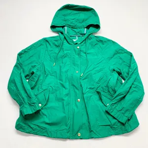 Loft Utility Hooded‎ Anorak Jacket Womens XL Green Size XL Windbreaker Cotton thumbnail 1