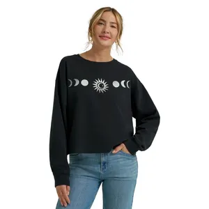 Lee® Women's Relaxed Crew Sweatshirt, Sizes L thumbnail 6