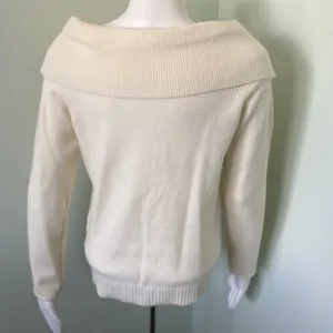 ANTHROPOLOGIE Natalia Cream Sweater thumbnail 9