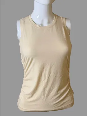 Athleta Cream Sleeveless Crewneck Tank thumbnail 7