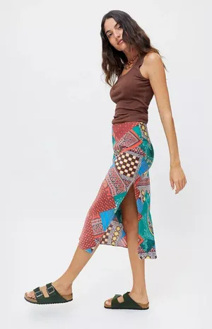 Urban Outfitters Maisie Midi Skirt thumbnail 1