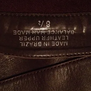 Brazilian Leather Knee High Boots | Brown Wood Heel | Size 8.5 thumbnail 8