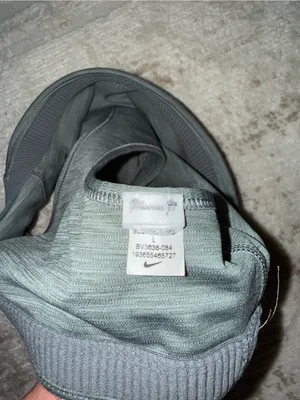 Nike Heather Grey Racerback Sports Bra thumbnail 5