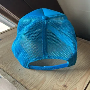 Protect the locals sea life shark tooth teal blue trucker hat thumbnail 5