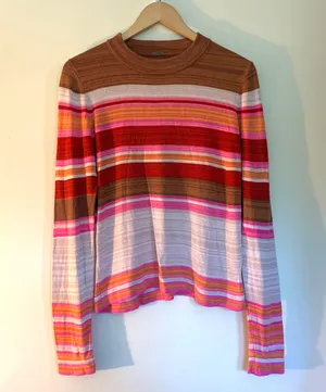 Lilly Pulitzer Free People Show Off Your Stripes Sweater thumbnail 1