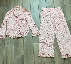 Victoria's Secret Pink Pajama Set Intimates & Sleepwear thumbnail 1