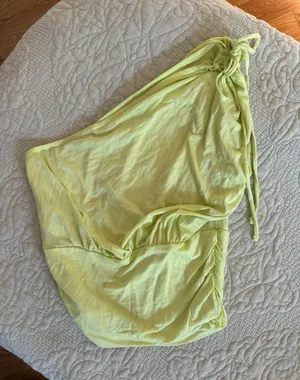Anthropologie Neon One Shoulder Crop Top thumbnail 8