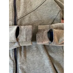Nike Olive Green Hooded Zip Athletic Thumbholes Sleeves size XS thumbnail 9