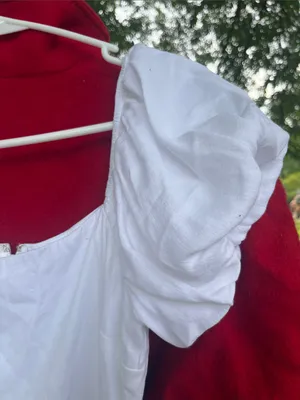 Trixxi White Puff Sleeve Casual Girls Dress thumbnail 4