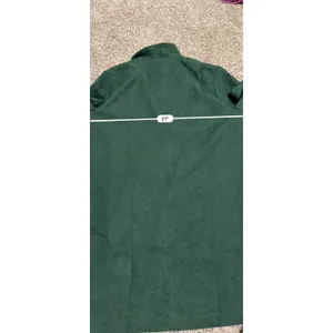 Andree by Unit Womens Forest Green Faux Suede Long Blazer Coat Jacket Large thumbnail 6
