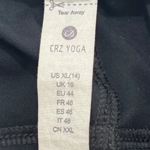 CRZ YOGA Womens Black Athletic Running Shorts Size XL Drawstring Pockets thumbnail 8