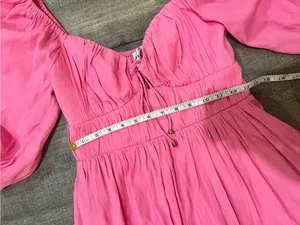 HELLO MOLLY Fiesta Lovin Mini Dress in Hot Pink thumbnail 6
