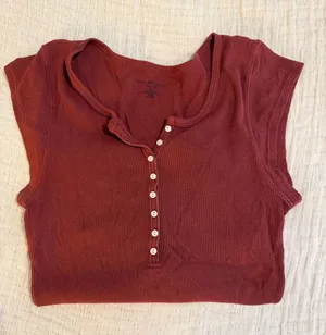 Brandy Melville Top Button-Up thumbnail 1