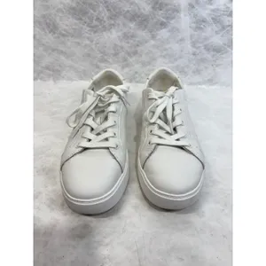 TOMS Fenix Low White Leather Lace Up Sneakers Womens 8.5 thumbnail 2