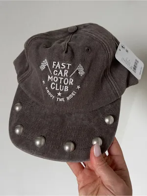 Free People + Understated Leather Stud It Baseball Hat Cap Chocolate Brown NWT thumbnail 3