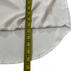Lush Womens Pink White Surplice Short Sleeve High Low Blouse Top Size M | 0139 thumbnail 4