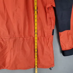 The North Face Mountain Light Jacket Women M Orange Black Gore-Tex Vintage Hood thumbnail 7