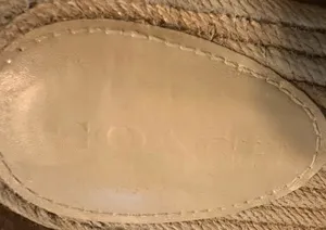 Coach Cailin Leather Espadrille Slides ☀️Size 8.5 | Cream / Beige | Excellent Condition thumbnail 6