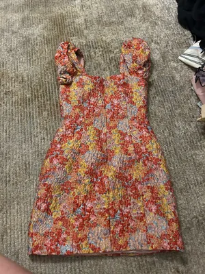 Lulus Dress Floral Mini multi color thumbnail 3