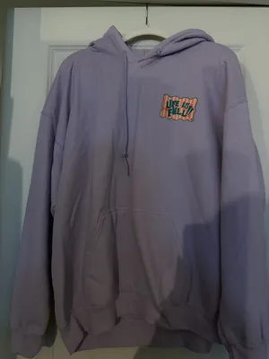 Life is full purple hoodie thumbnail 1