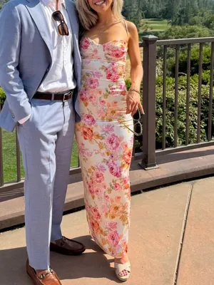 House of CB JOSEFINA Ivory Floral Maxi Dress thumbnail 4