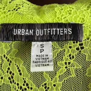 URBAN OUTFITTERS Connie Neon Yellow Lace Button Front Maxi Dress | Small thumbnail 4