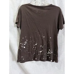 Chaser The Who Live In Concert 82 Graphic T-Shirt Grey Paint Splatter Womens‎ M thumbnail 7