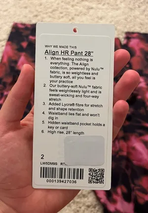 Lululemon 28” Align Leggings NWT thumbnail 5
