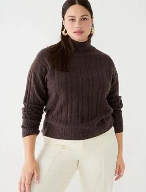 J. Crew Ribbed Mockneck sweater thumbnail 1