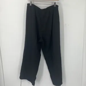 Hot Cotton 100% Linen Black Flood Pants size M thumbnail 3