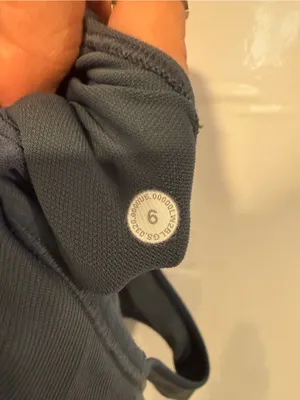 Lululemon High-Neck Racerback Bralette‎ - Slate Blue Gray thumbnail 2