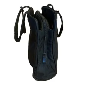 Prada Black Nylon Tessuto Shoulder Bag With Lock & Key thumbnail 3