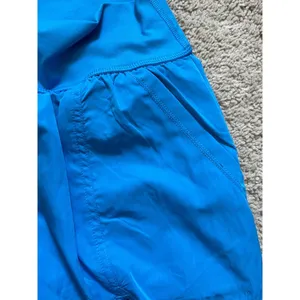 Aerie NWT The Hugger Home Run Shorts in Blue Pockets Drawstring Size Small thumbnail 6