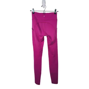 Lululemon Invigorate High Rise Leggings Pockets Size 4 Pink Yoga Workout Gym thumbnail 3
