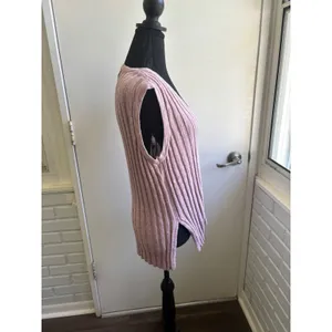 Free People FP Beach Veda‎ Ribbed Sweater Vest Small boho oversized layered thumbnail 3