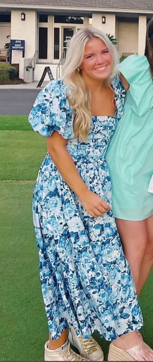Abercrombie and Fitch Puff Sleeve Dress thumbnail 1