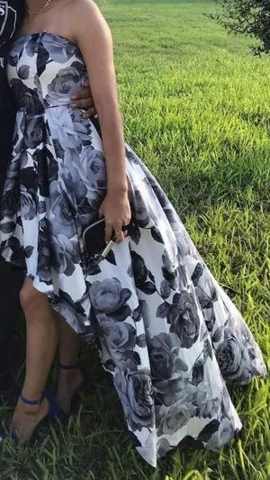 Strapless Hoco/ Prom Dress  thumbnail 6