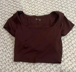 OFFLINE by Aerie Brown Athletic Top thumbnail 3