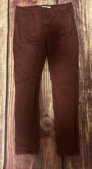 Women’s Sam Edelman The Kitten Skinny Midrise 28 in inseam size 28 burnt orange thumbnail 1