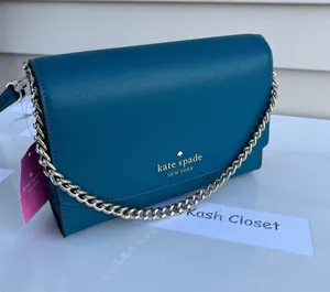 Kate Spade New York Dark Peaco Carson Crossbody Purse thumbnail 1