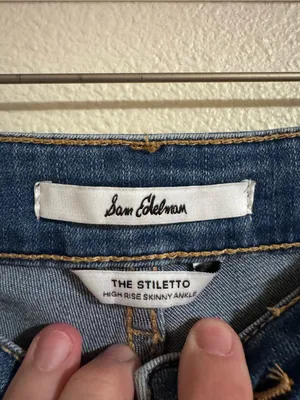 Sam Edelman Mid-Blue Skinny Jeans thumbnail 2