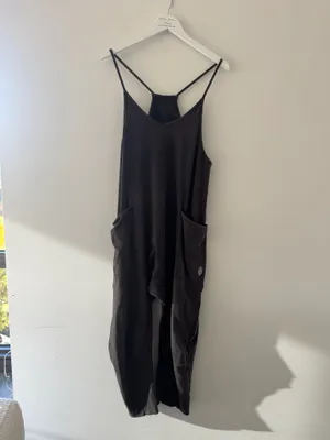 Free People Hot Shot Black Onesie thumbnail 3