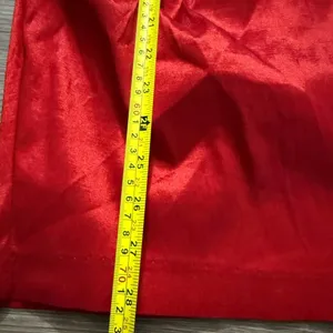 Cindy Strapless Red Satin Cocktail Dress Bow Detail XS thumbnail 7