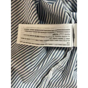 Abercrombie & Fitch Blue Seersucker Striped Long Sleeve Button Down Shirt Top S thumbnail 4